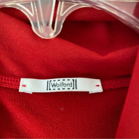 Wolford Deep Red Stretchy Bodysuit size small - Picture 7 of 7